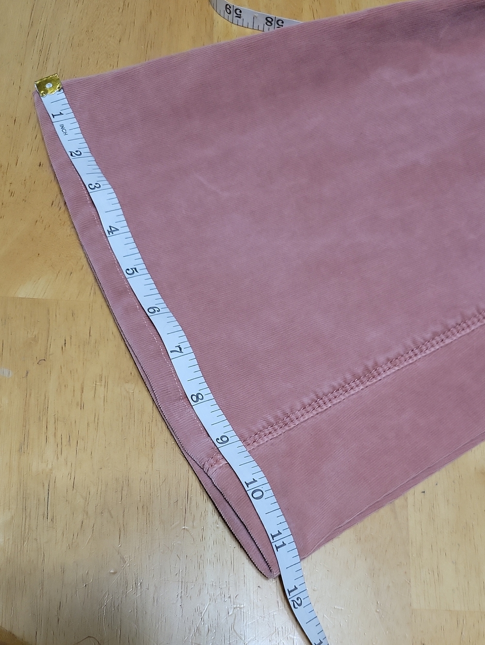 Dusty Pink Free People Stretch Flared Cords - Picture 12 of 13